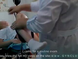 Lassie examined at a gynecologist's - stormy orgasm