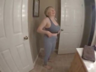 Big tits splendid ass sporty GILF