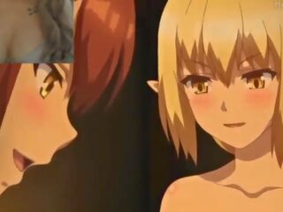 Tres chicas se comen el זֶרַע דה בִּלתִי joven pajero - הנטאי isekai harem parte 1 melinamx