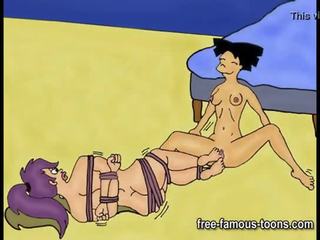 Simpsons and Futurama hentai orgies