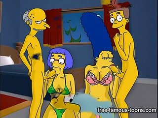 Simpsons hentai těžký orgie