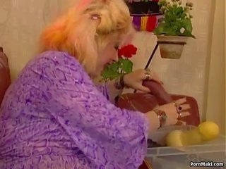 Chubby Granny Enjoys Fisting and Fucknig