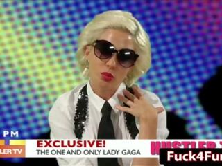 Lassie Gaga Gives Head on Larry King Live - Helly Mae Hellfire